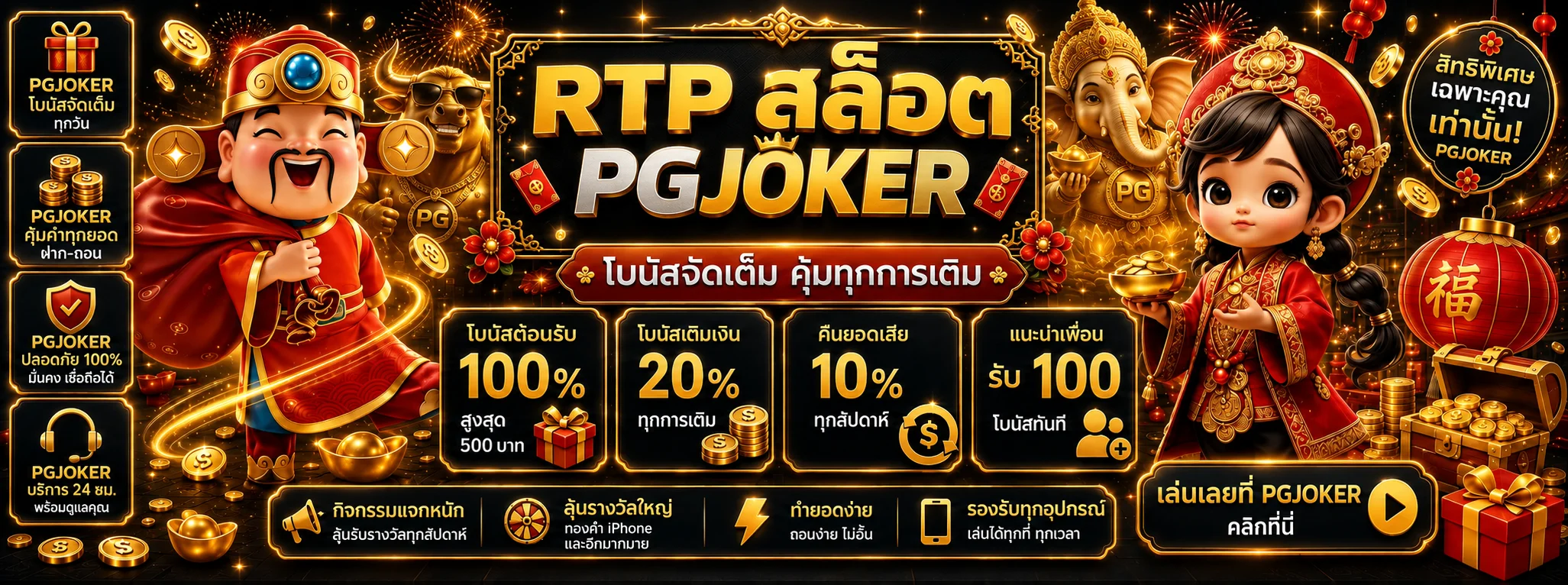 PGJOKER คู่มืออ่าน RTP สล็อต PG Soft Joker Gaming เข้าใจใน 10 นาที